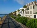 Historic East Battery in morning light. Charleston, SC